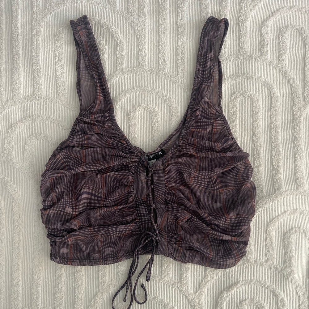 Urban Outfitters Mesh Crop Top
